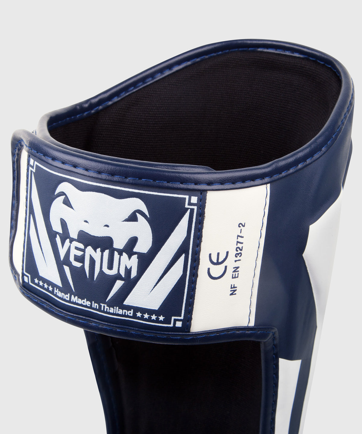Venum Elite Standup Schienbeinschützer - Weiß/Marineblau