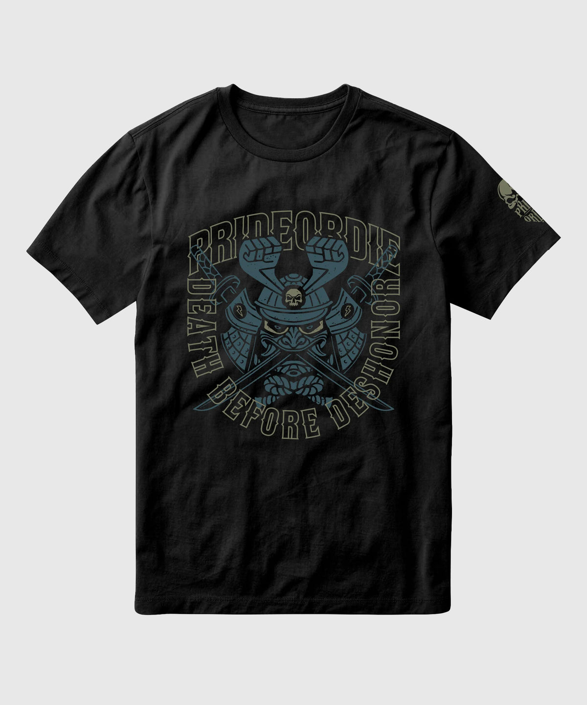T-Shirt Pride Or Die Samuraï - Noir