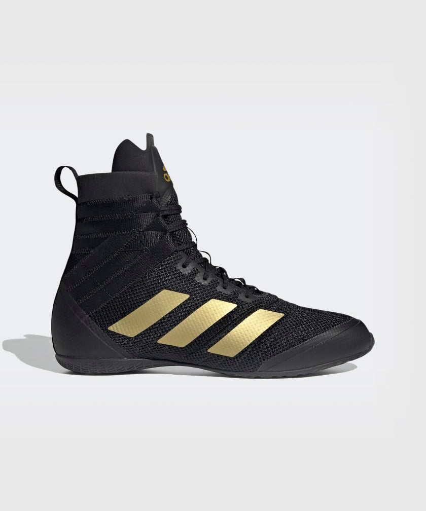 Adidas Speedex 18 Scarpe da Boxe - Nero/Oro Opaco