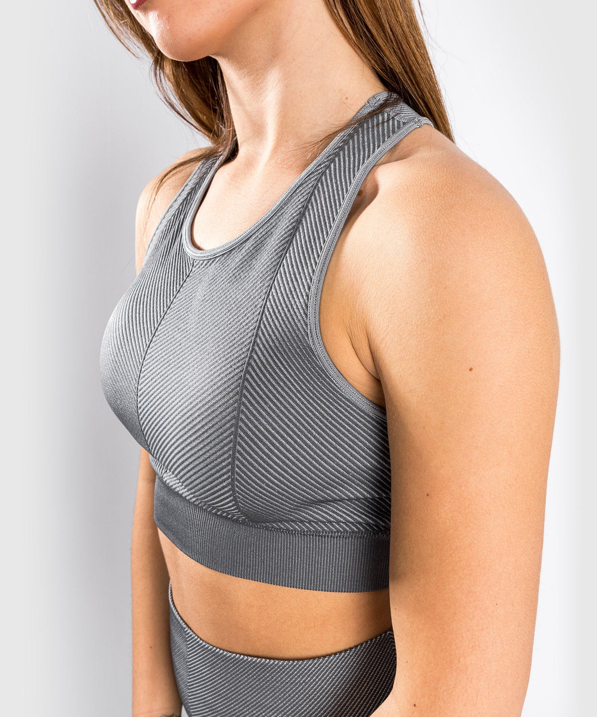 Brassière de Sport Venum Sparring Seamless - Pour Femmes - Gris Foncé