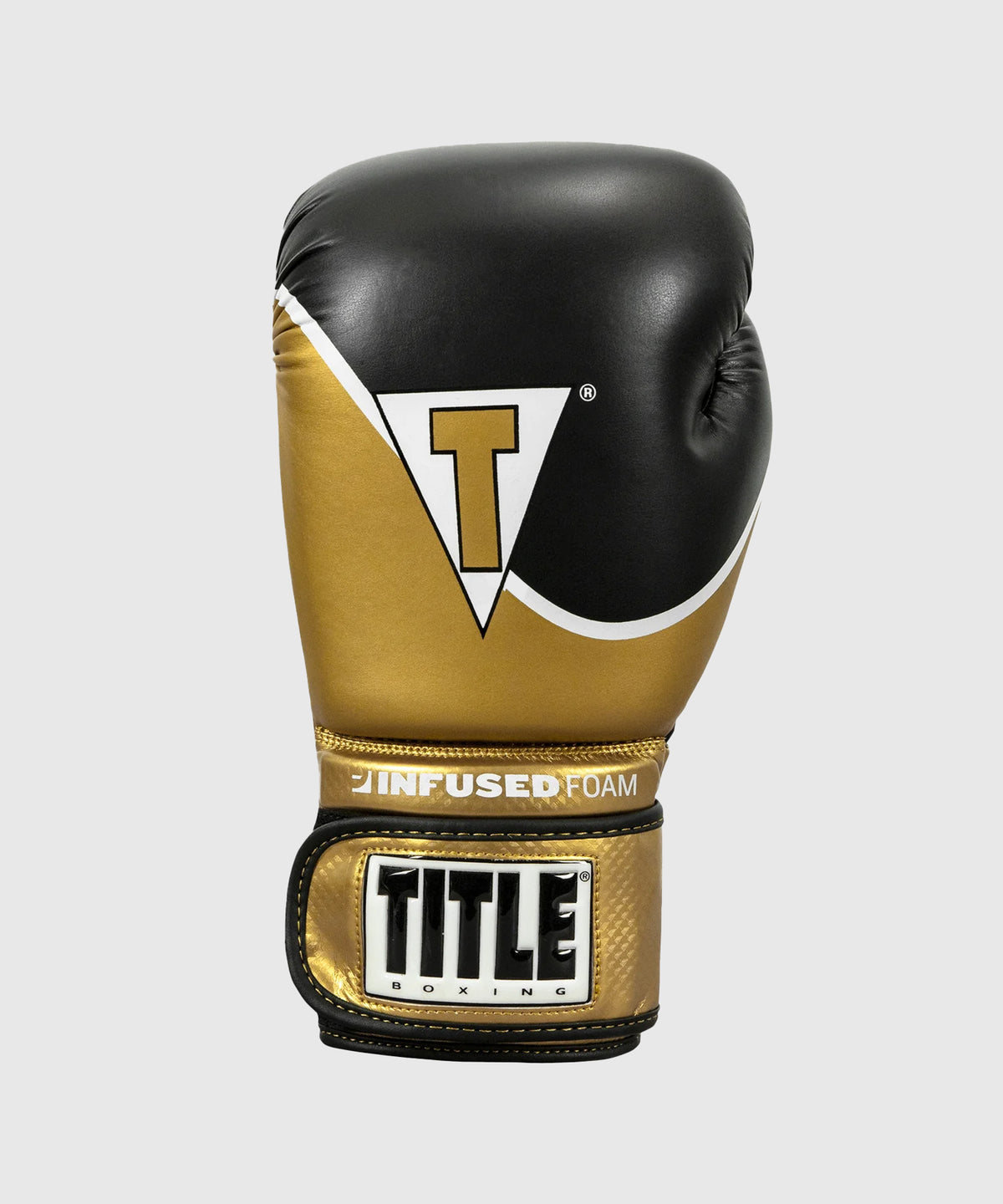 Title Boxing Infused Foam Interrogate 2.0 Boxhandschuhe - Gold/Schwarz