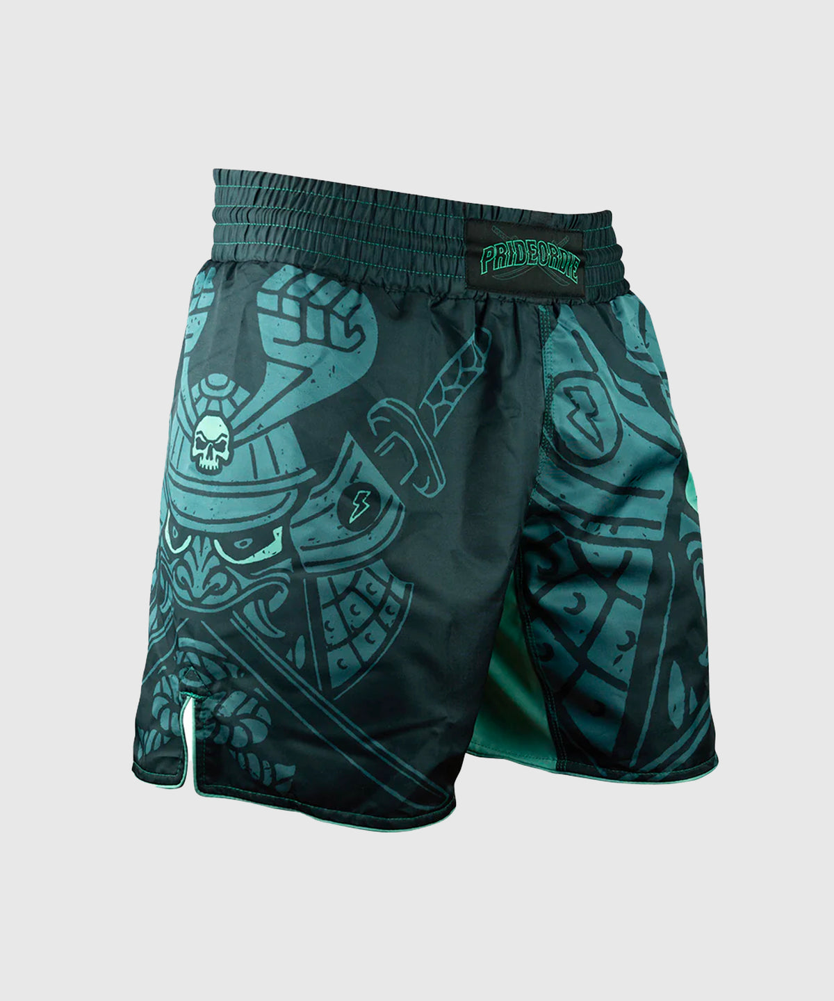 Pride Or Die Samurai Fight Shorts - Black