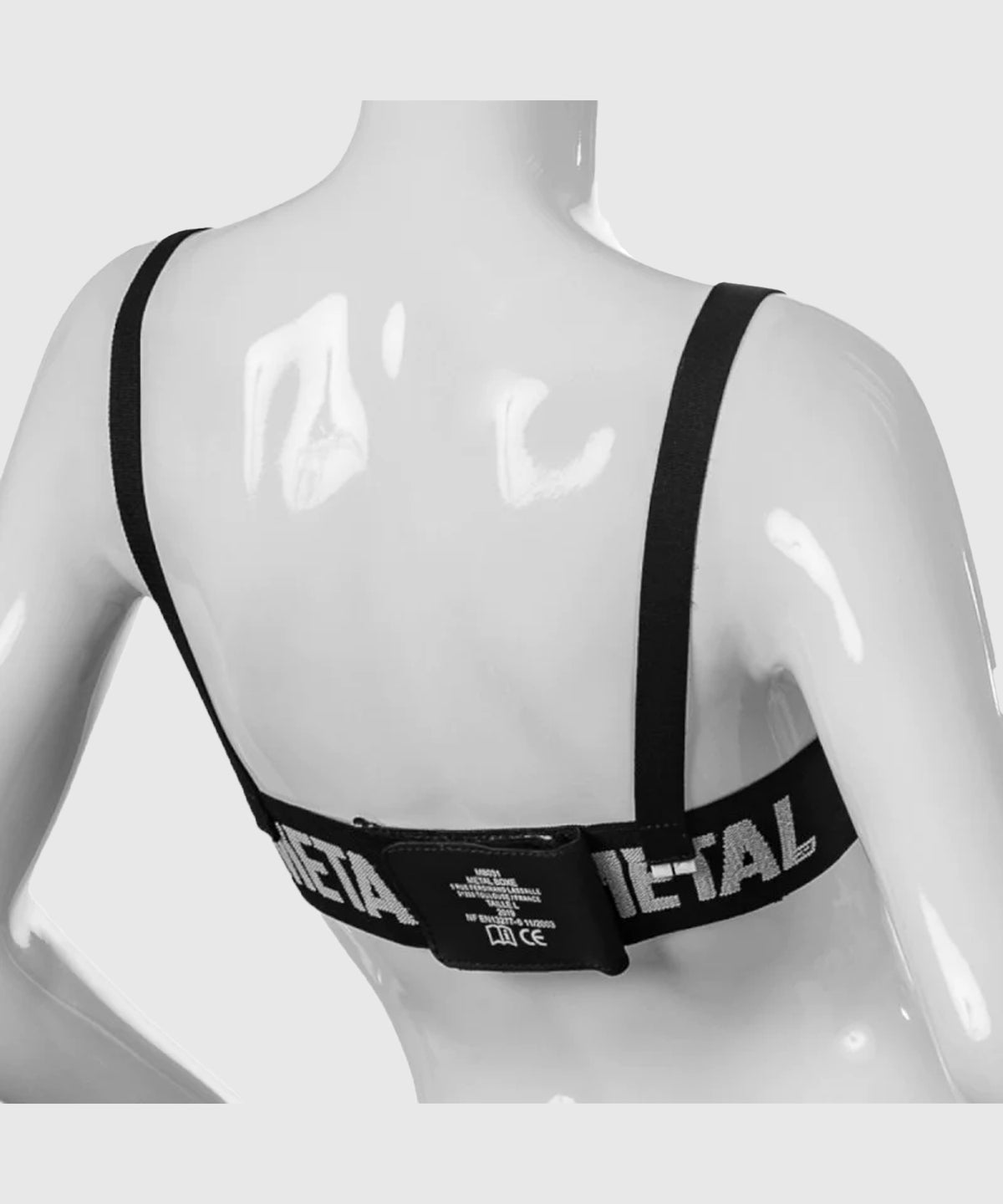 Metal Boxe Damen-Brustschutz - Schwarz