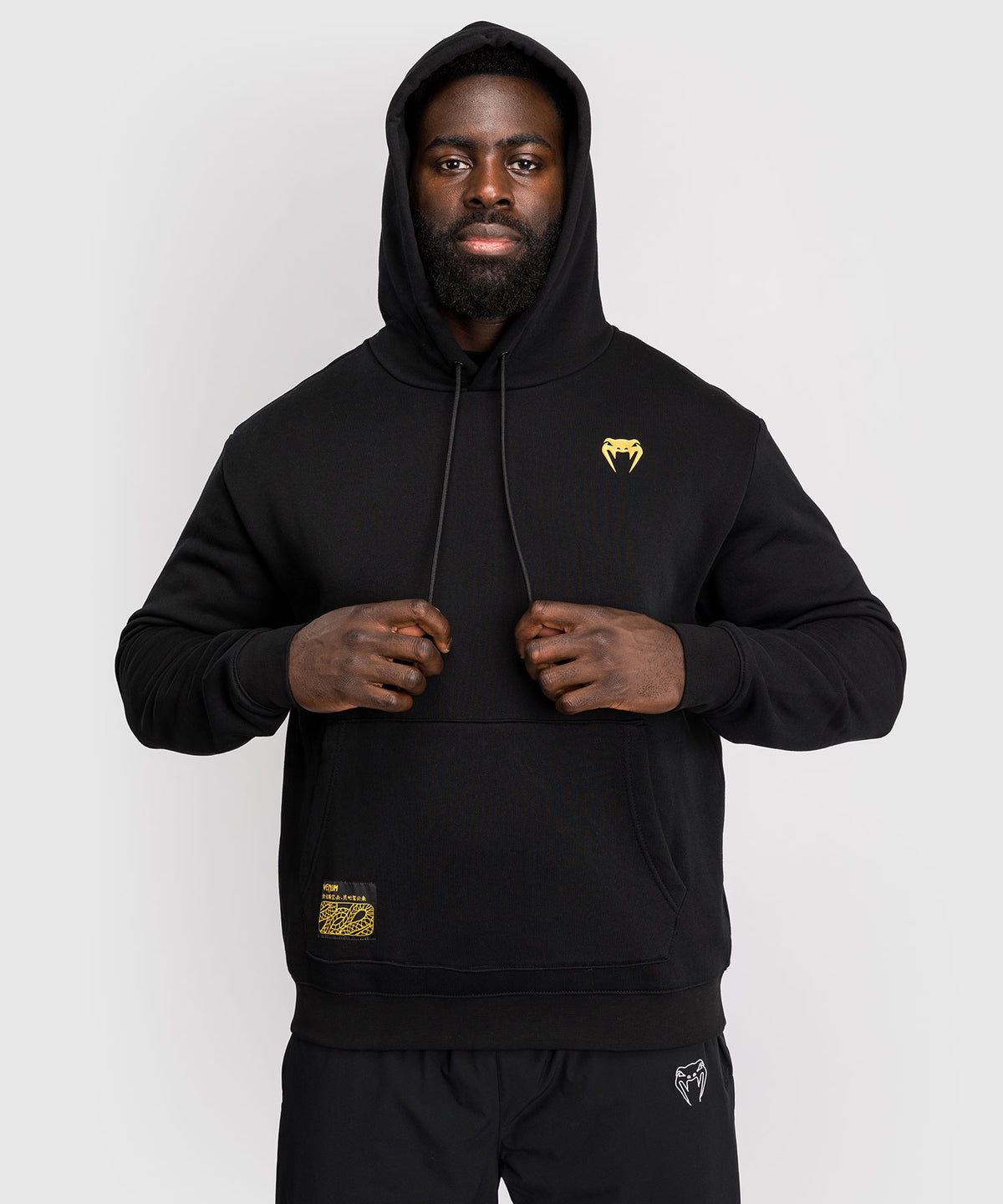 Venum Serpenti Hoodie - Black/Silver/Gold