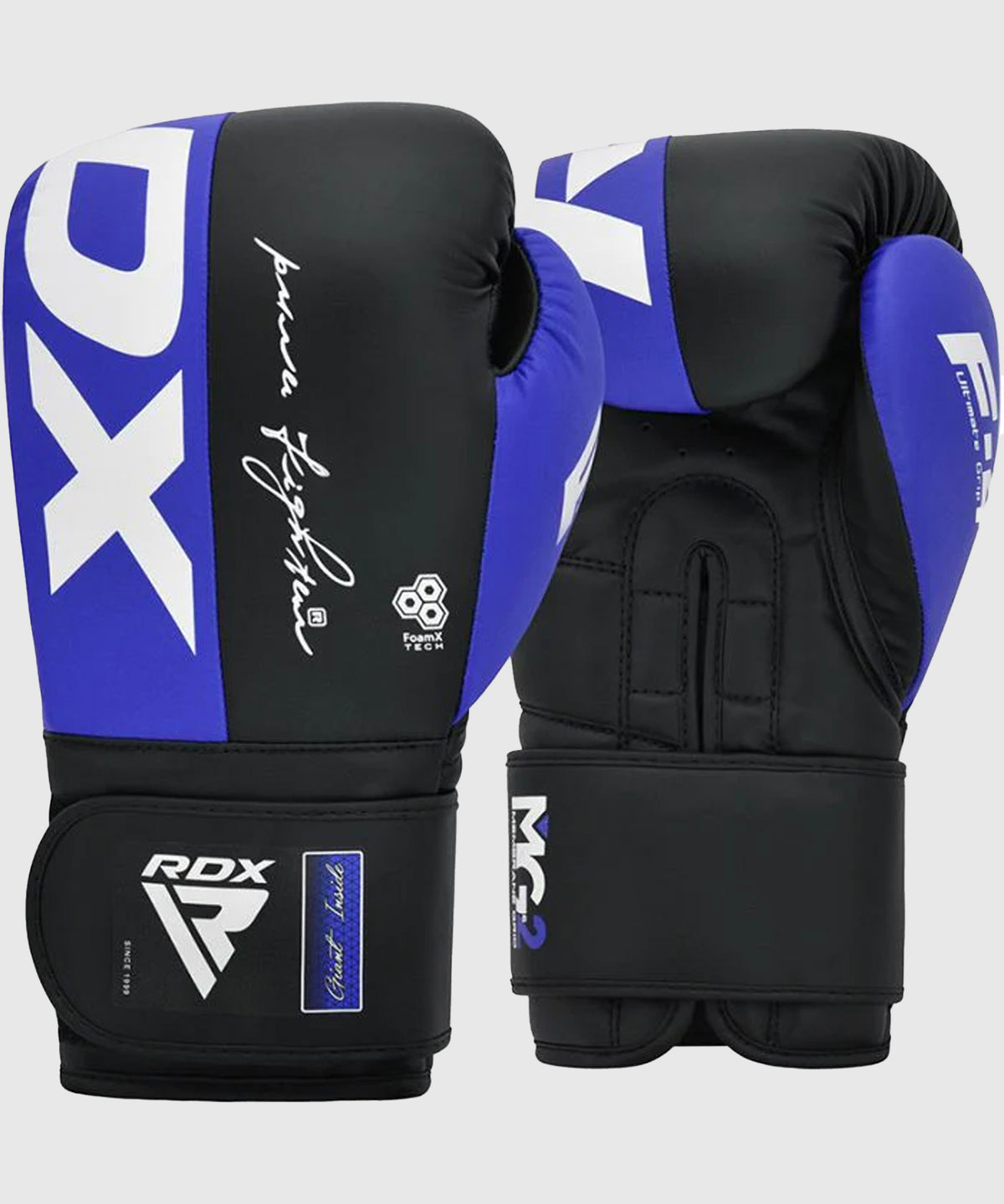 Gants de Boxe F4 Rdx - Bleu/Noir