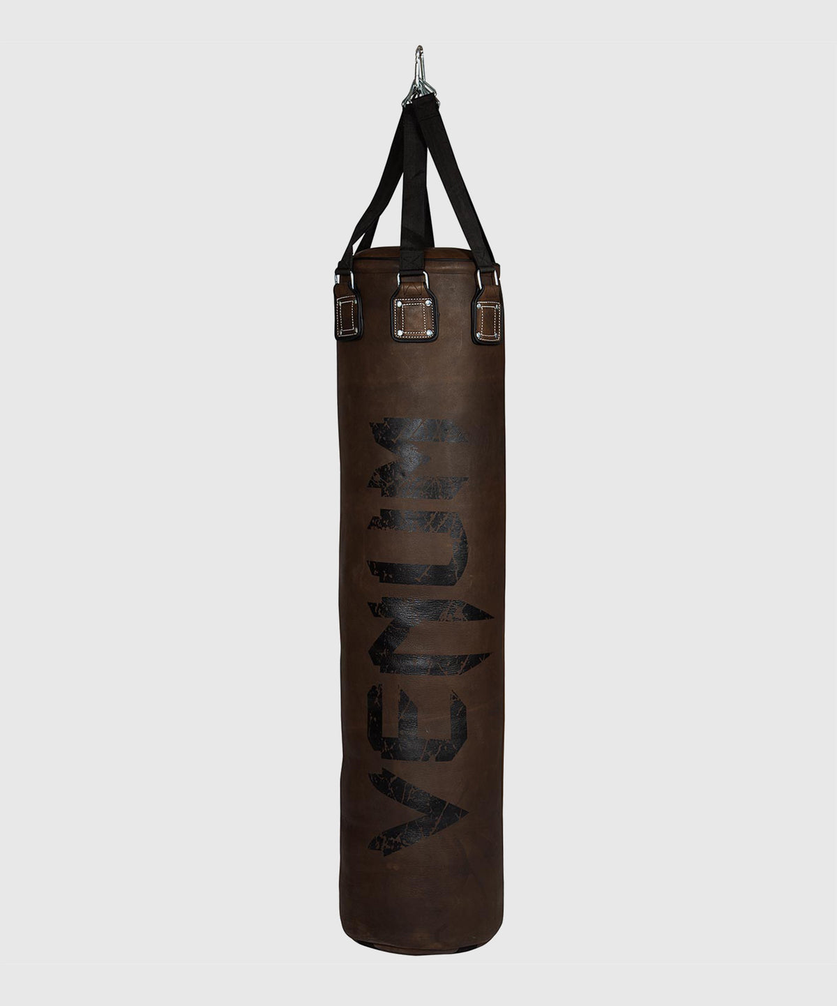 Venum Vintage Boxsack - Braun - Gefüllt - Rindsleder