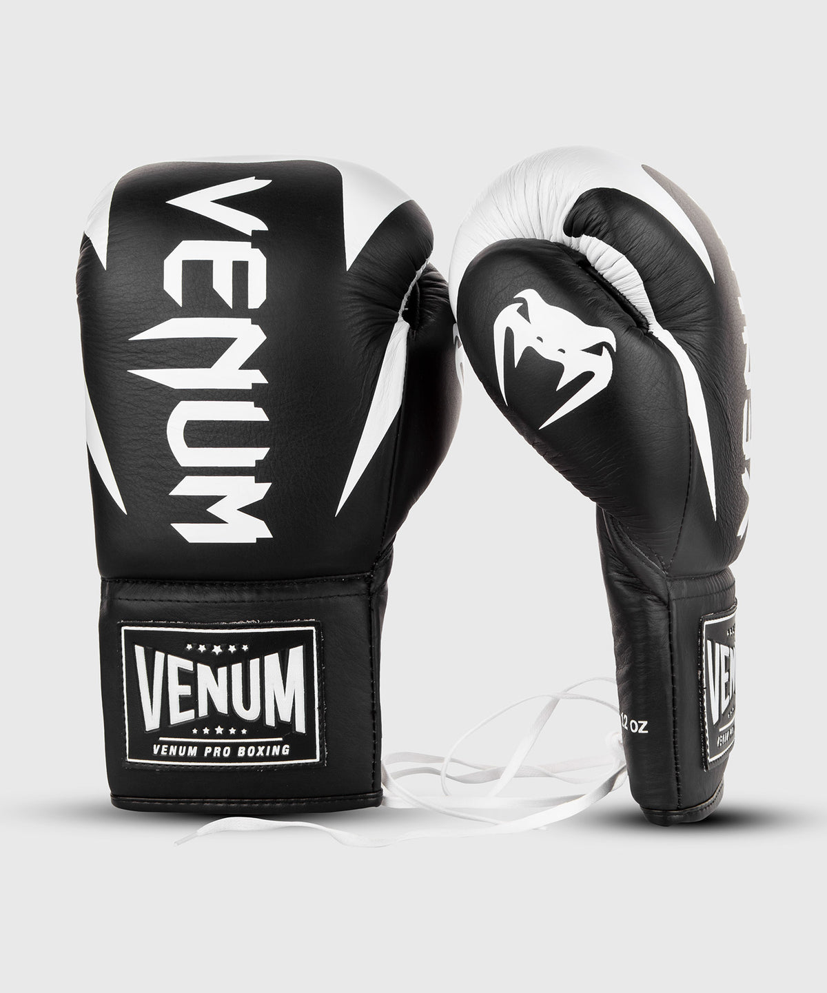 Guantoni da boxe Venum Hammer Pro con lacci - Nero/Bianco