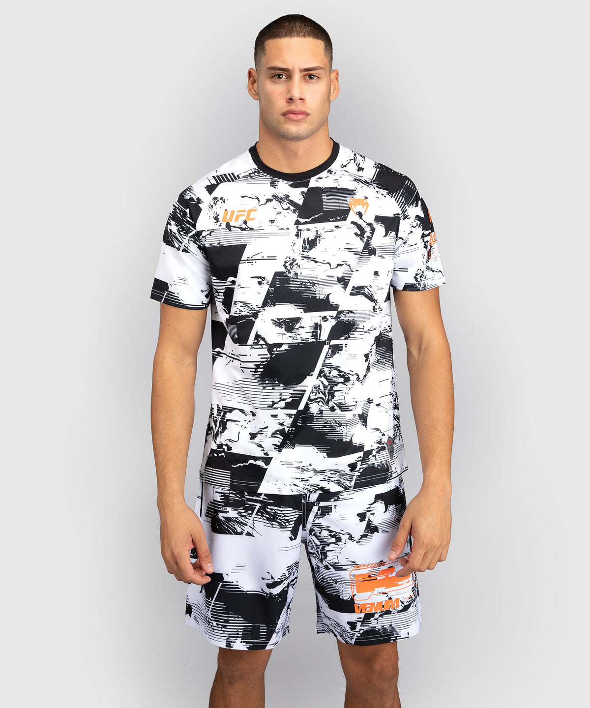 T-shirt manches courtes Performance Homme UFC Zenith by Venum Authentic Fight Week - Blanc