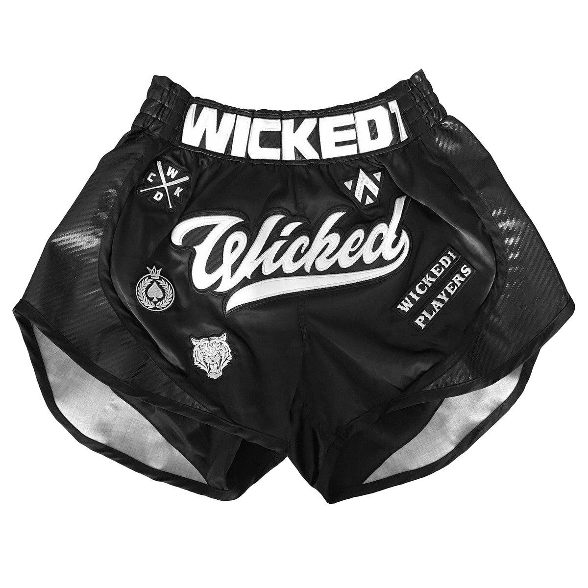 Short de Muay Thai Wicked One Squad - Noir