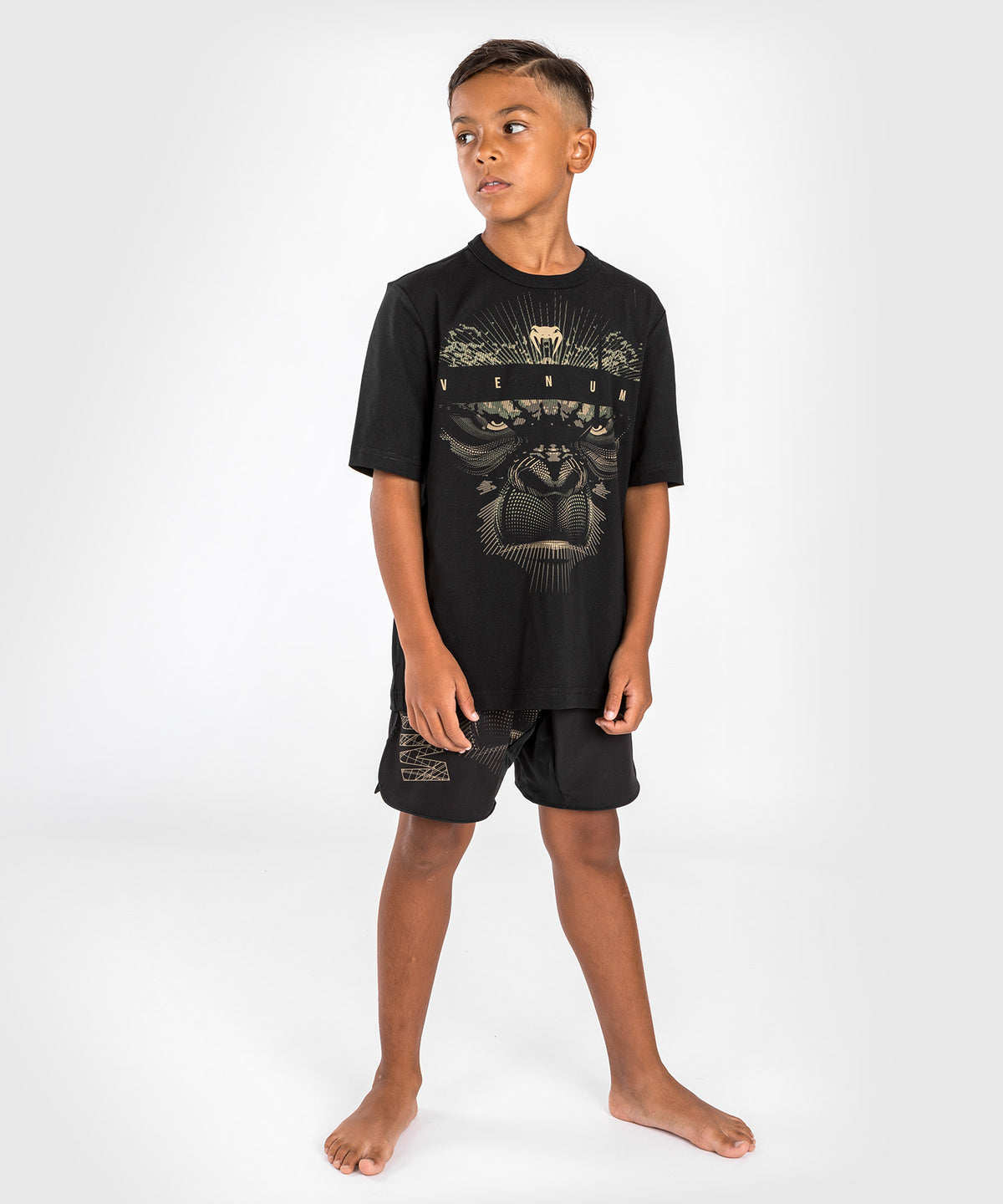 Venum Gorilla Jungle Camiseta para Niños - Negro/Arena