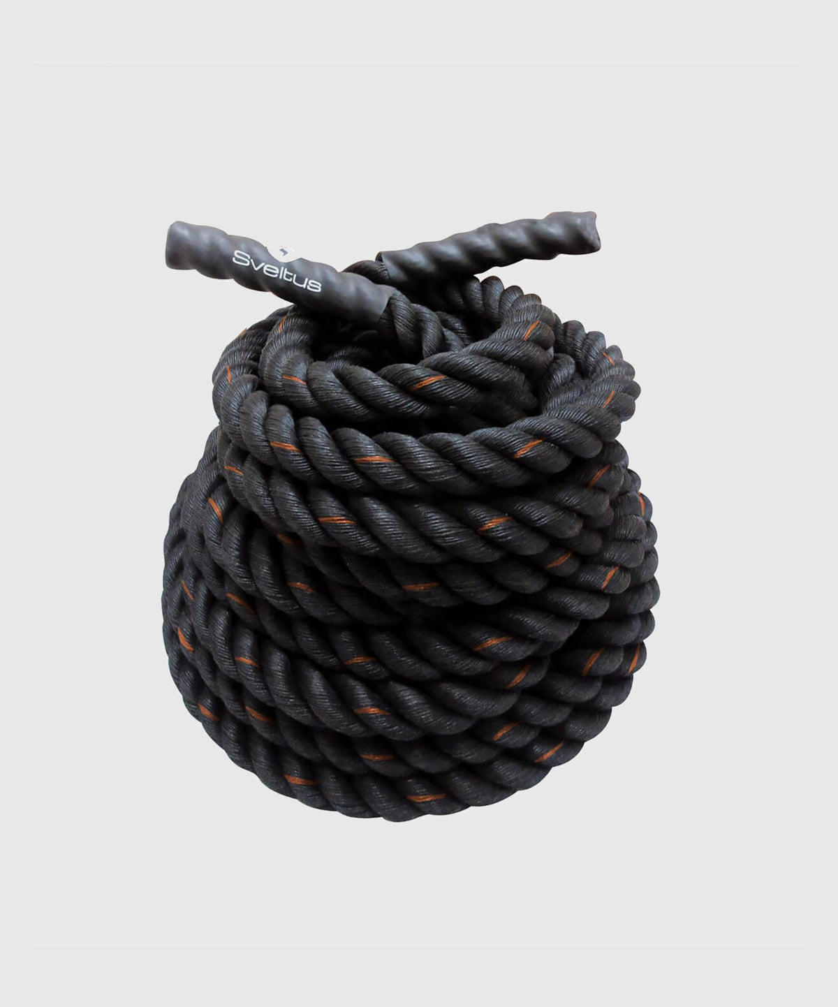 Sveltus Battle Rope – 15 m – Black/Orange