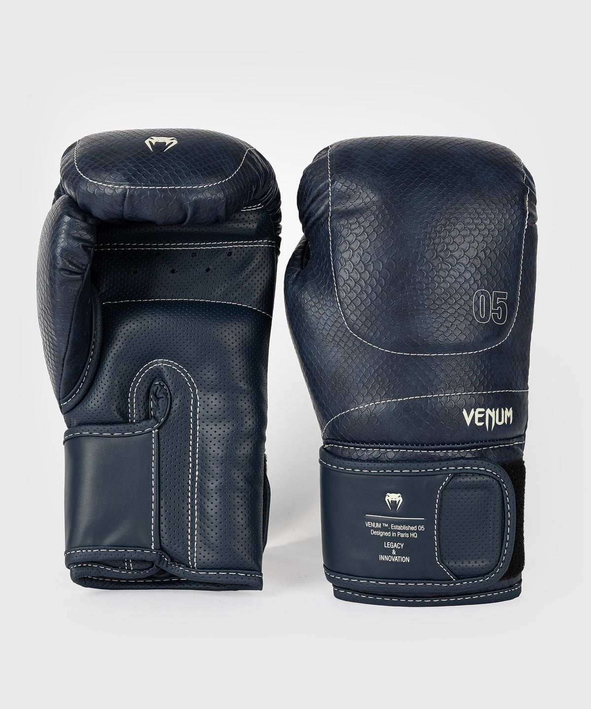 Venum Impact Evo Scales Boxhandschuhe – Mitternachtsblau
