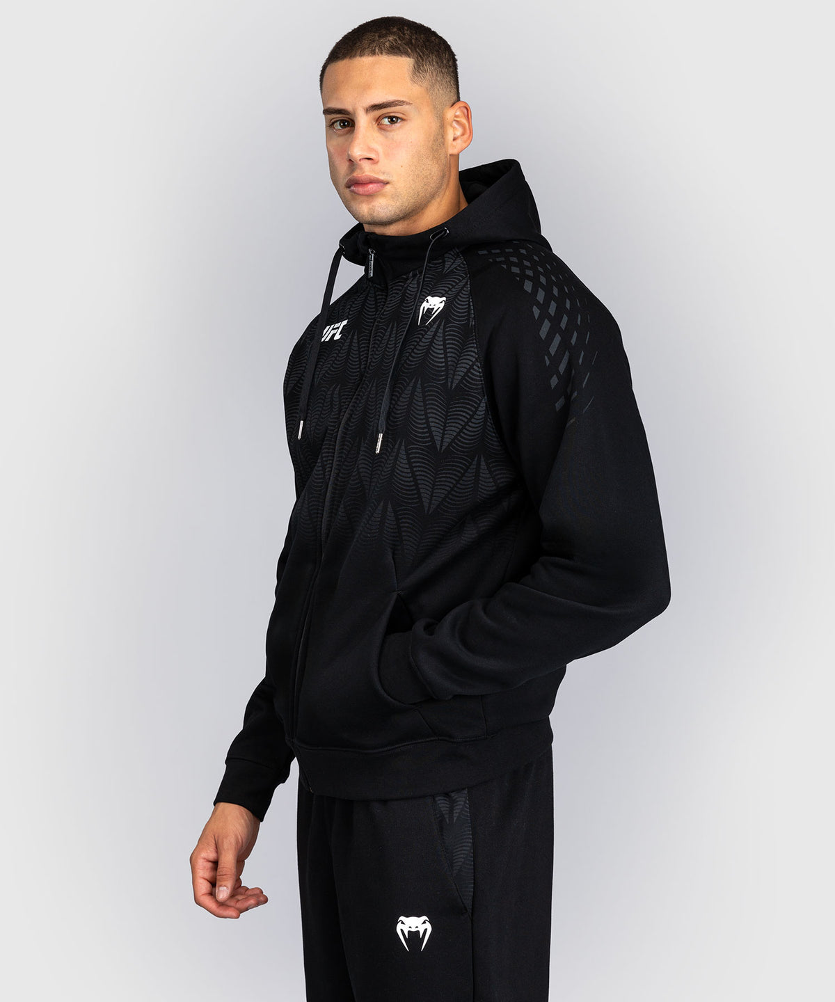 Men’s UFC Zenith by Venum Replica Black Zip Hoodie