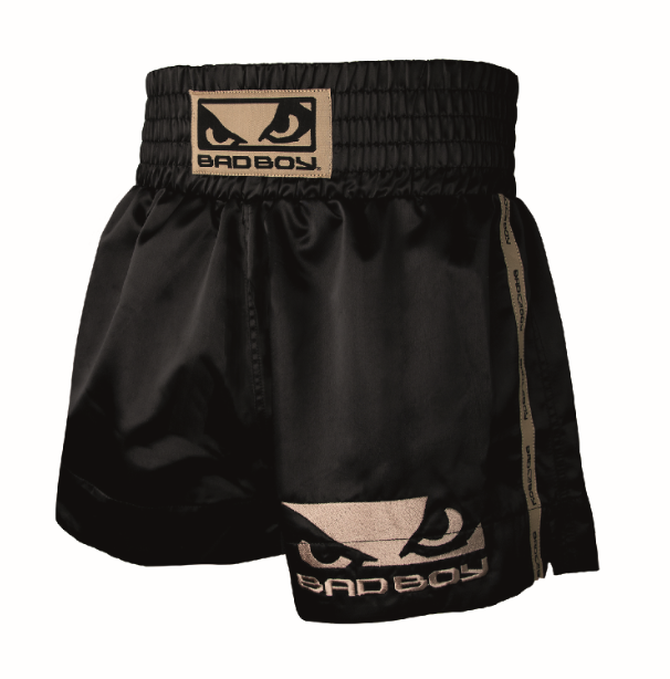 Short de Muay Thai Bad Boy - Noir/Or