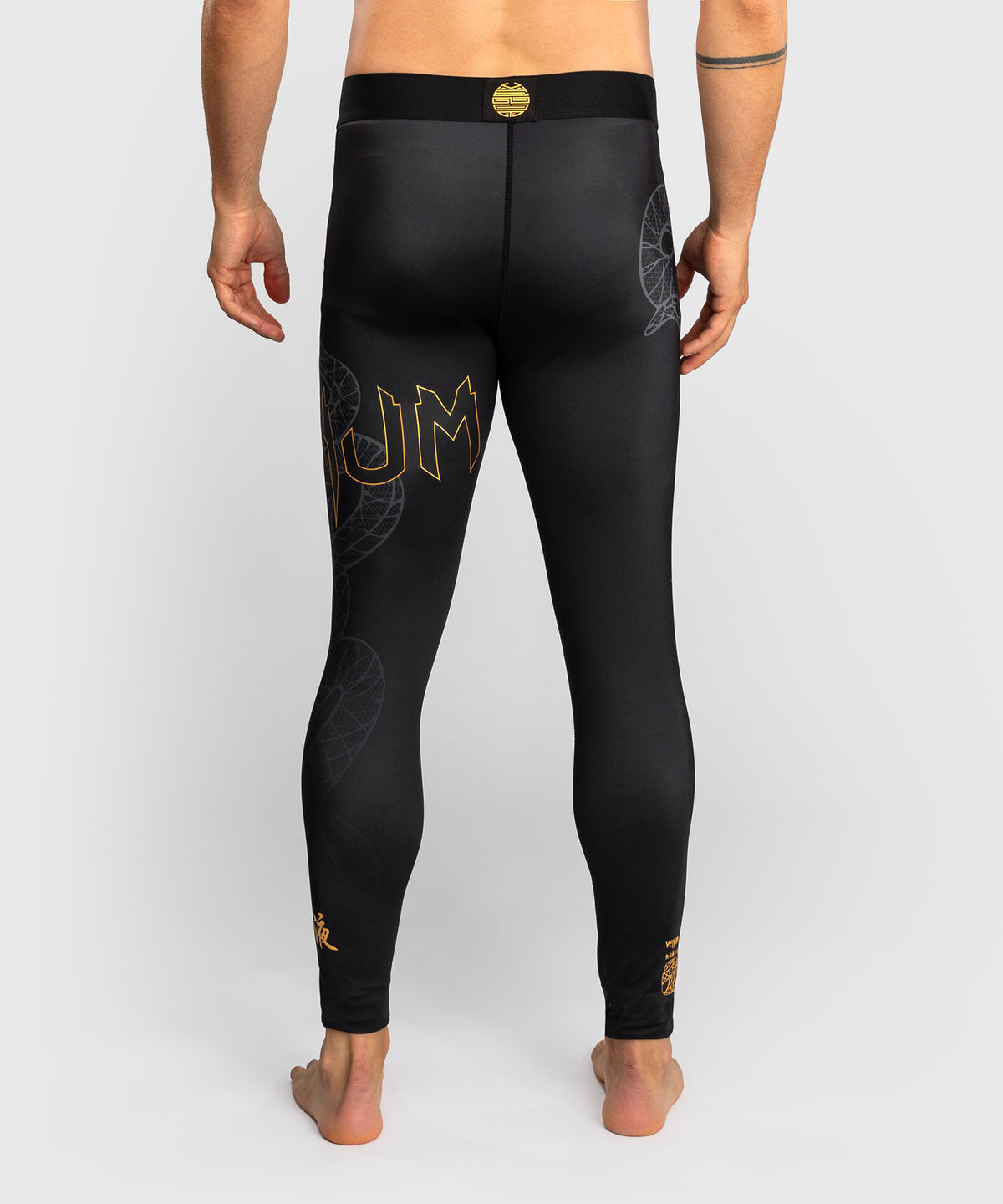 Venum Serpenti Spats - Black/Silver/Gold