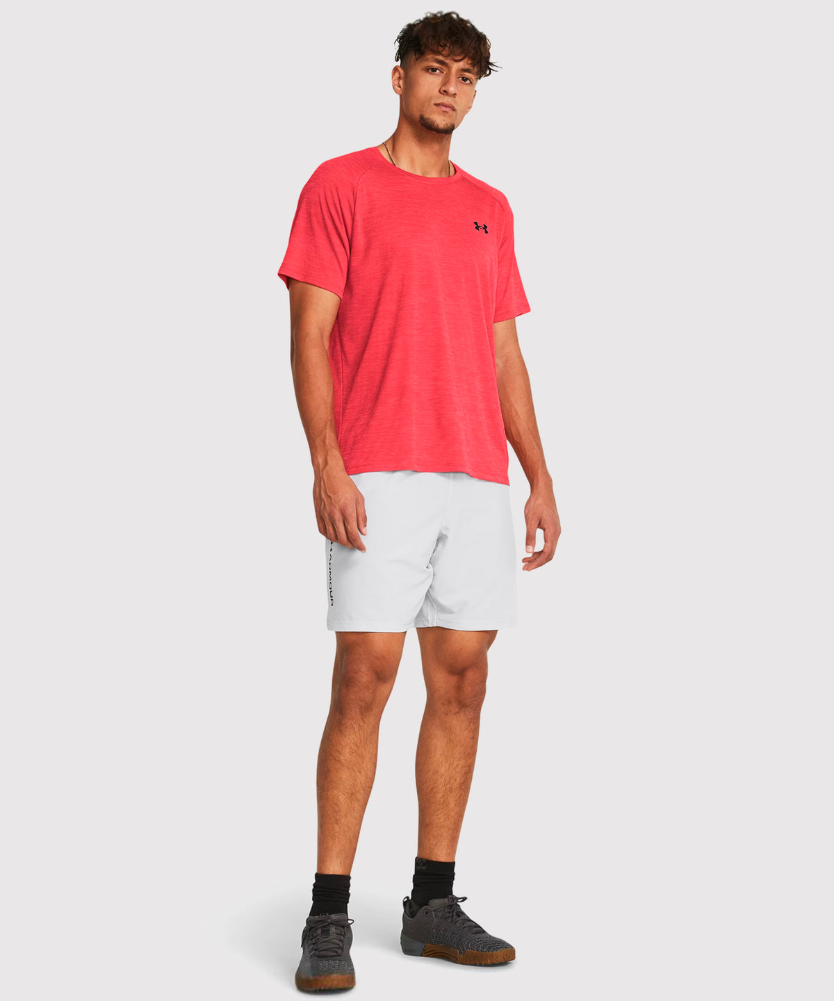 Under Armour Ua Woven Wordmark Fightshorts – Hellblau