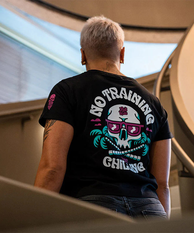 T-Shirt Pride Or Die No Training - Noir