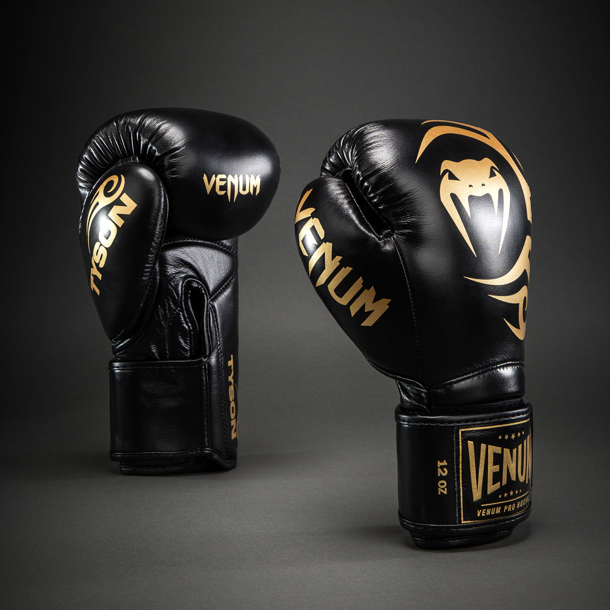 Gants de boxe Venum Giant 2.0 Mike Tyson Pro – Noir/Or + Sac inclus