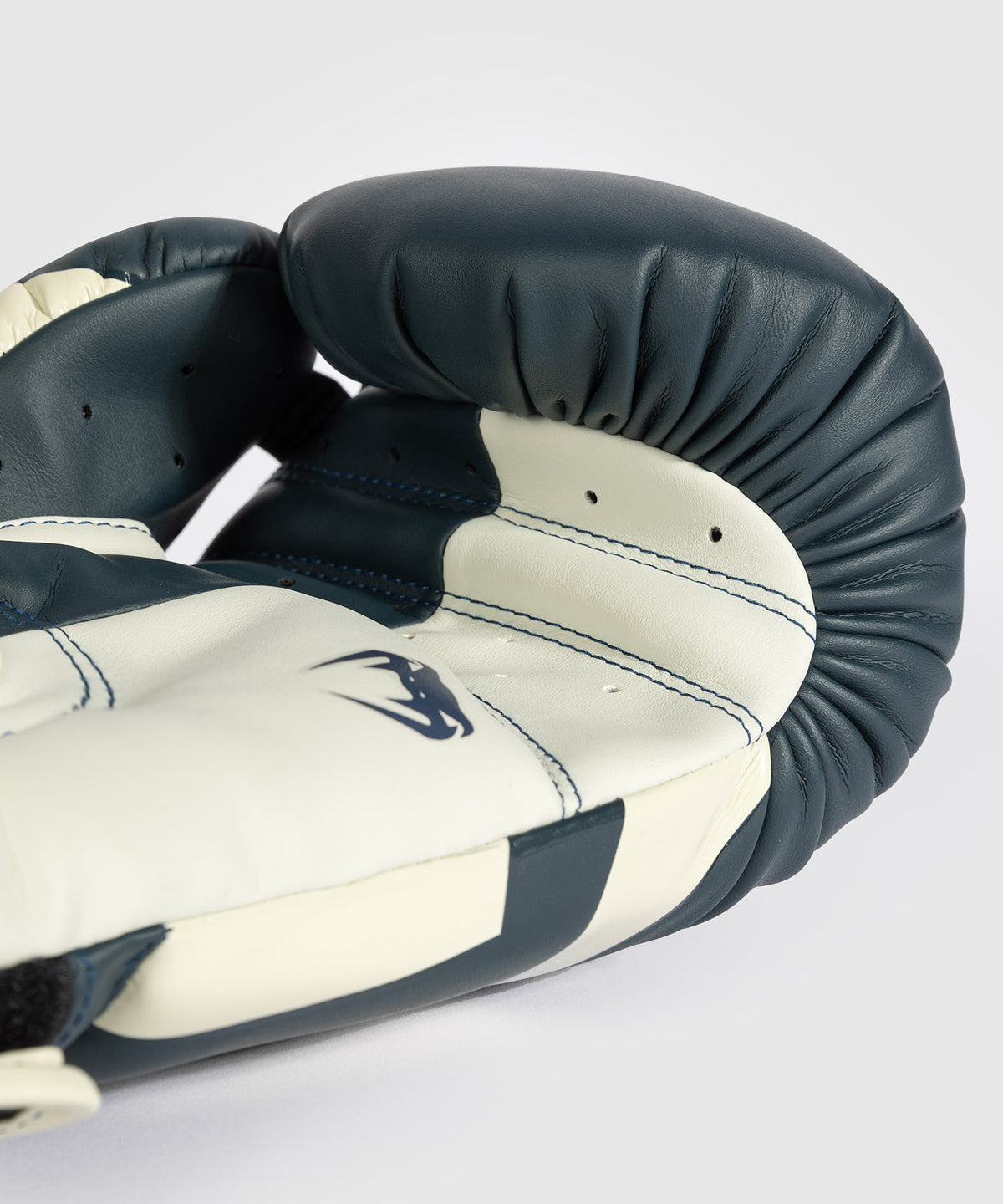 Venum Elite Boxhandschuhe - Weiß/Marineblau