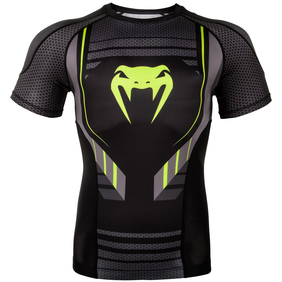 Rashguard Venum Technical 2.0 - Manches courtes - Noir/Jaune