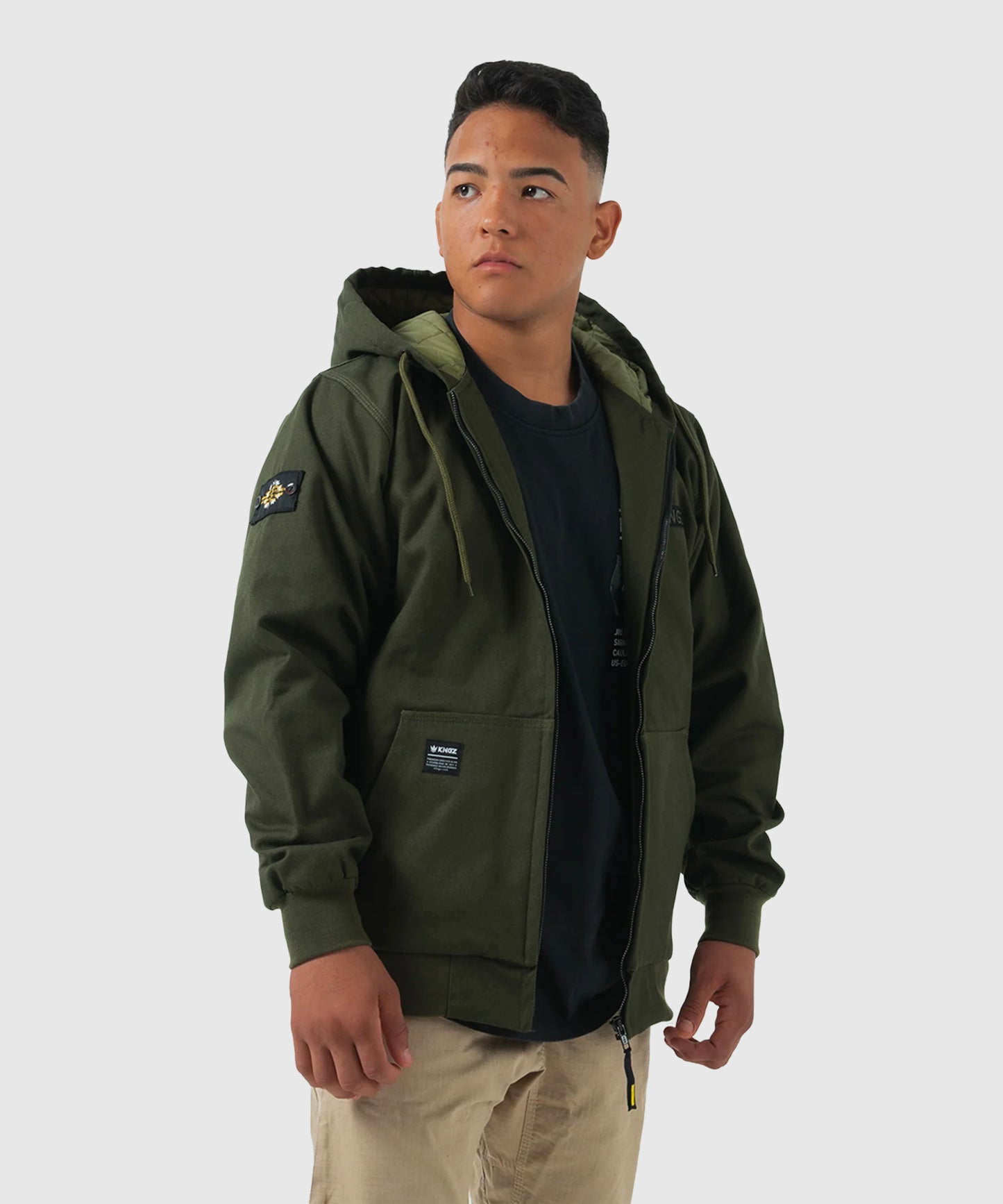 Kingz Giacca Canvas - Cachi