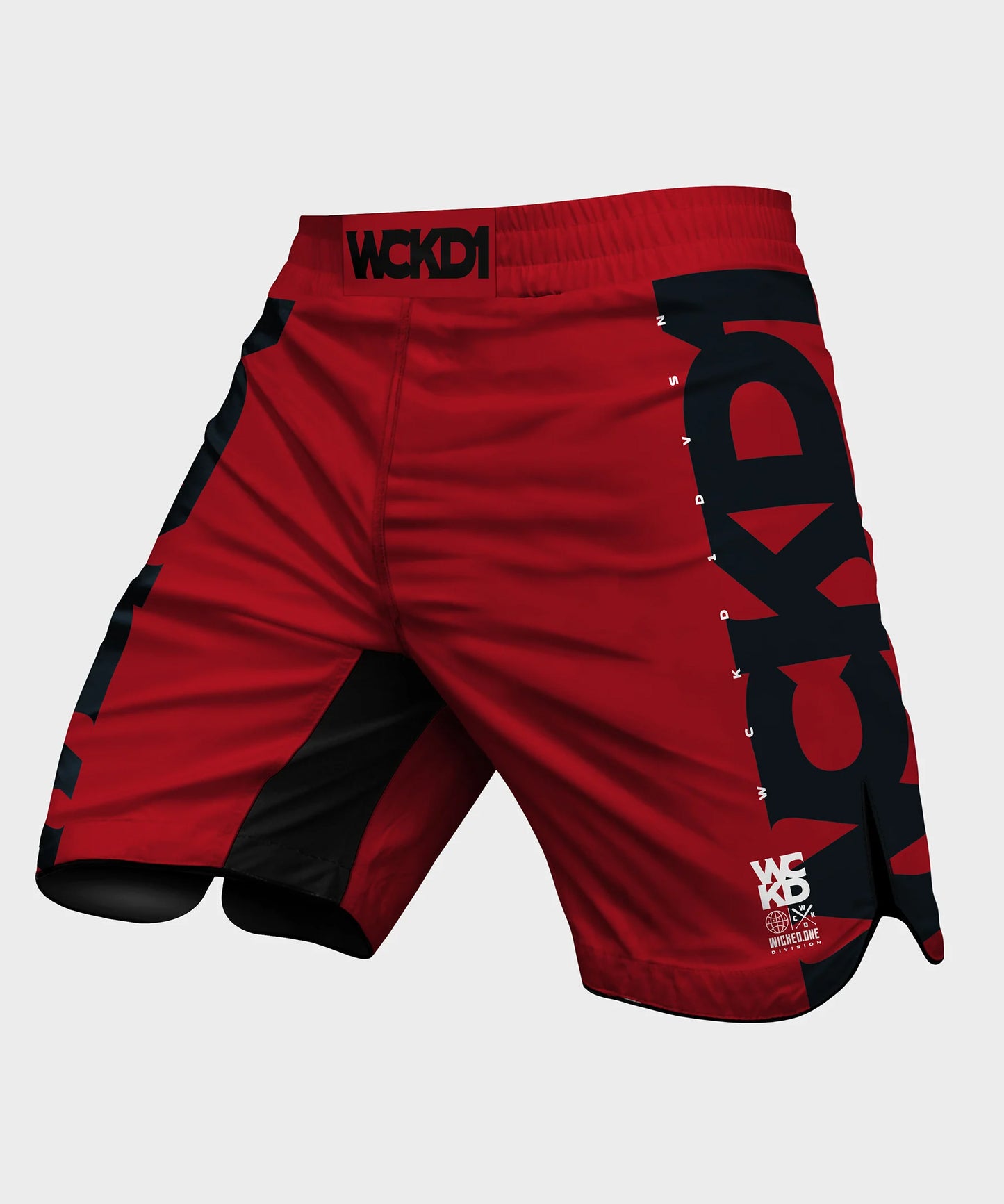 Wicked One Eager Wckd Fight Shorts - Red
