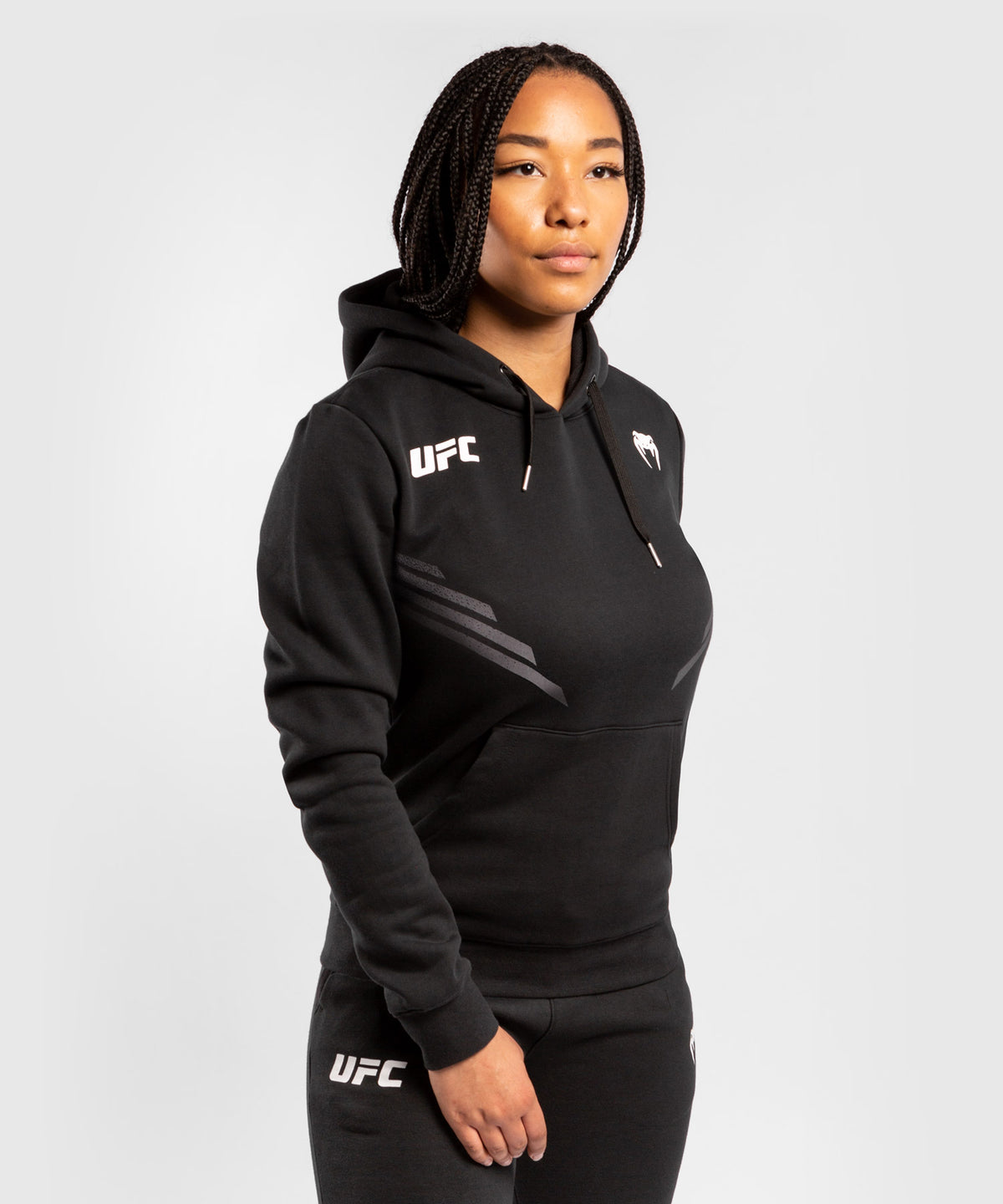 UFC Venum Replica Damen Hoodie - Schwarz