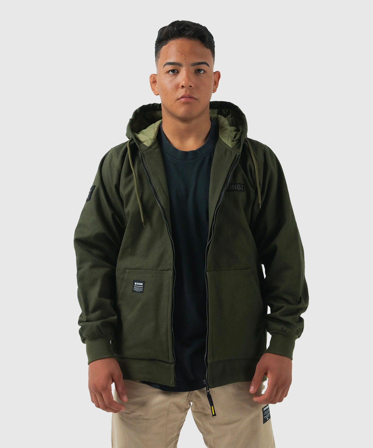 Kingz Giacca Canvas - Cachi