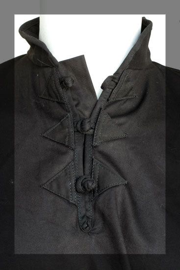 Fujimae Kung-Fu Jacket with Red Belt - Black