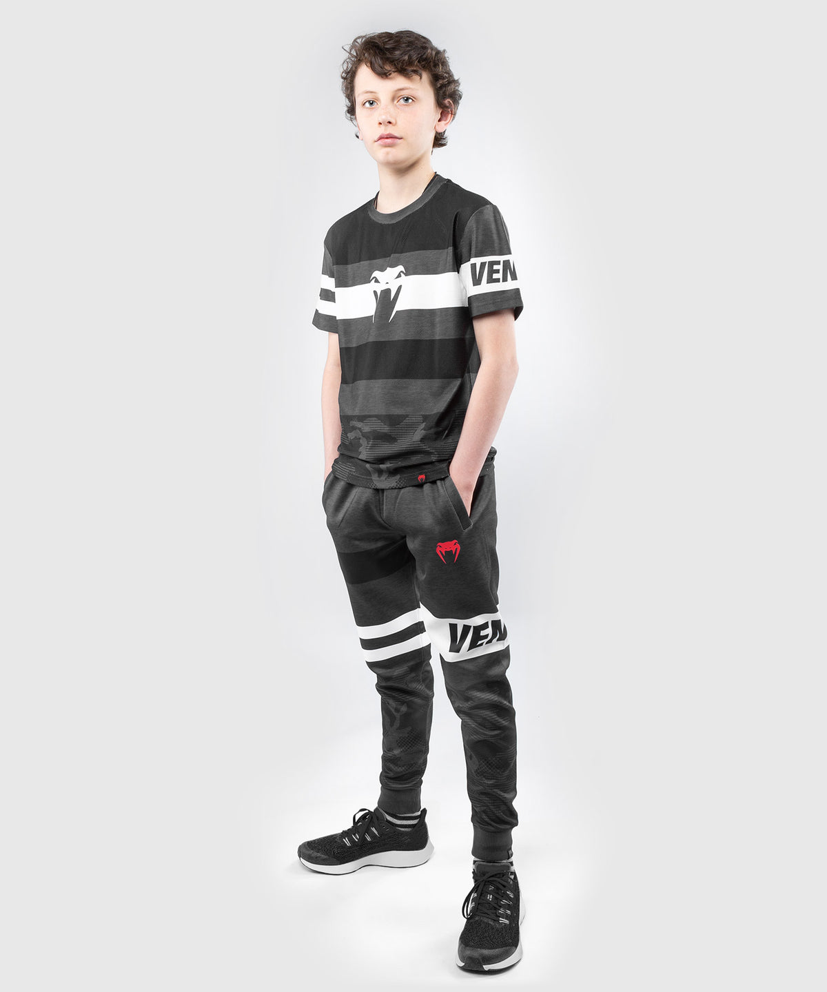 Venum Bandit Jogginghose - Kinder - Schwarz/Grau