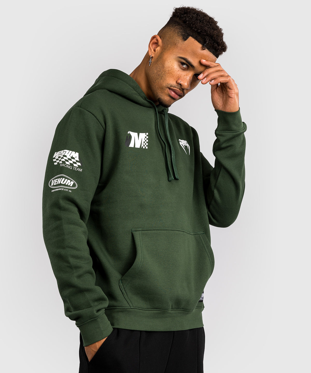 Sweatshirt à Capuche Venum Motorsport - Vert Profond