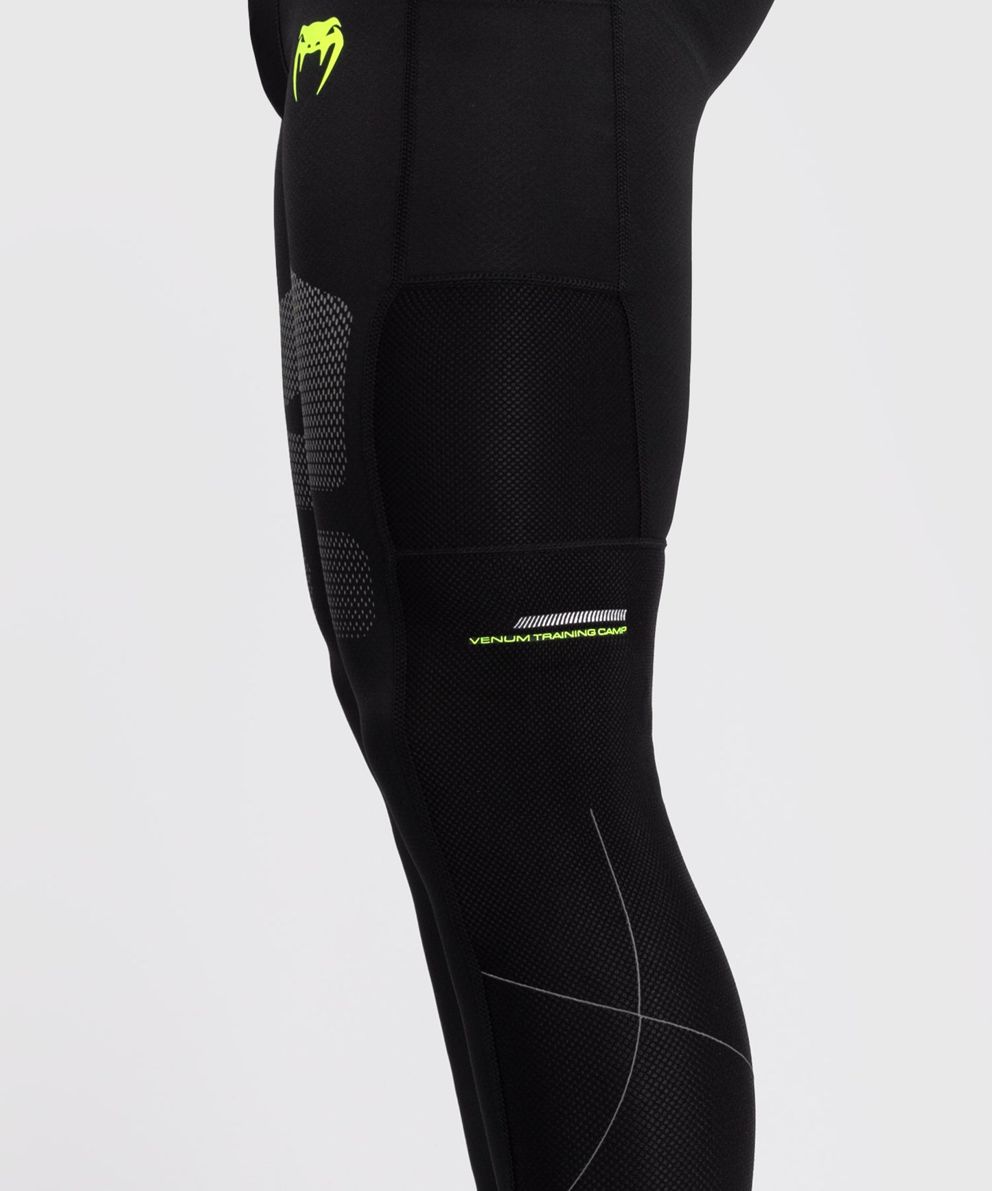 Pantalon de compression Venum Training Camp 4.0 - Noir/Vert Fluo
