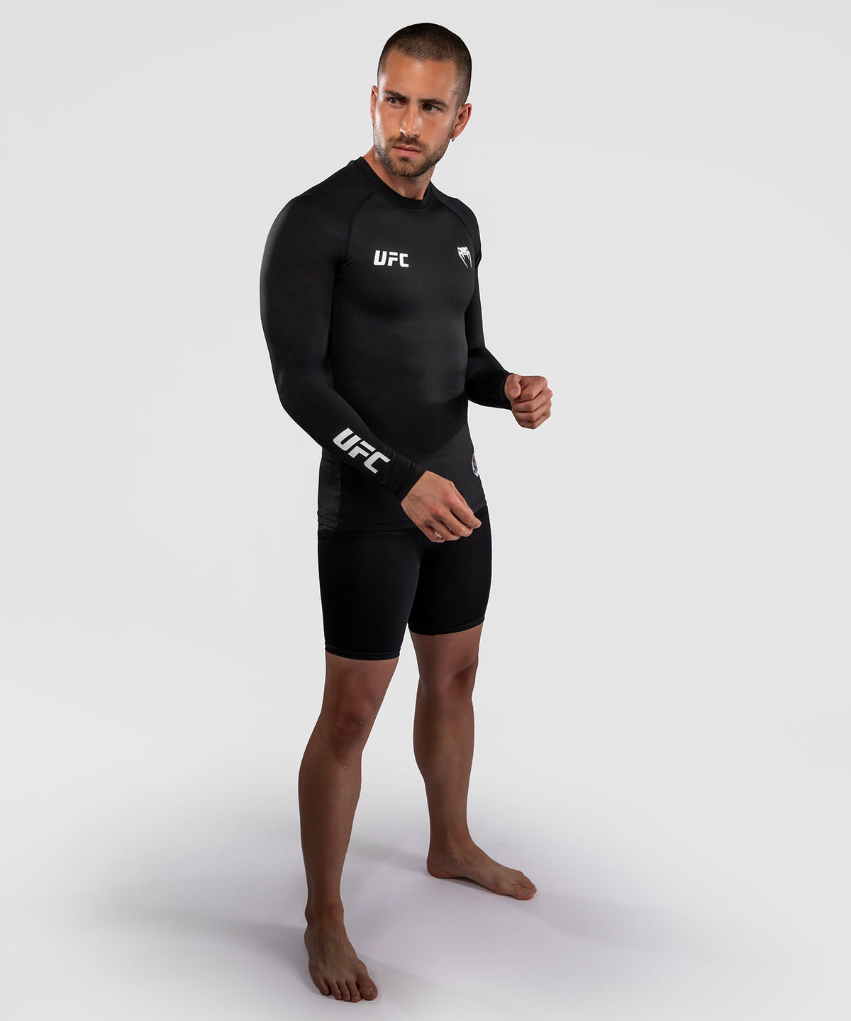 Rashguard à Manches Longues Technique pour Homme Venum UFC Unity by Venum Authentic Fight Week - Noir