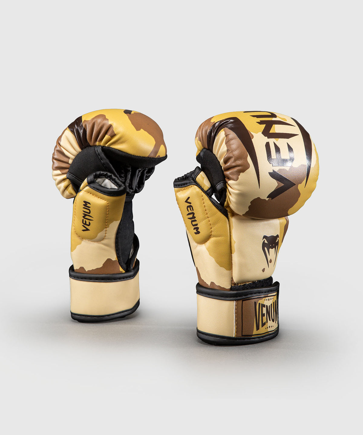 Gants de Sparring Venum Elite - Beige Clair/Marron