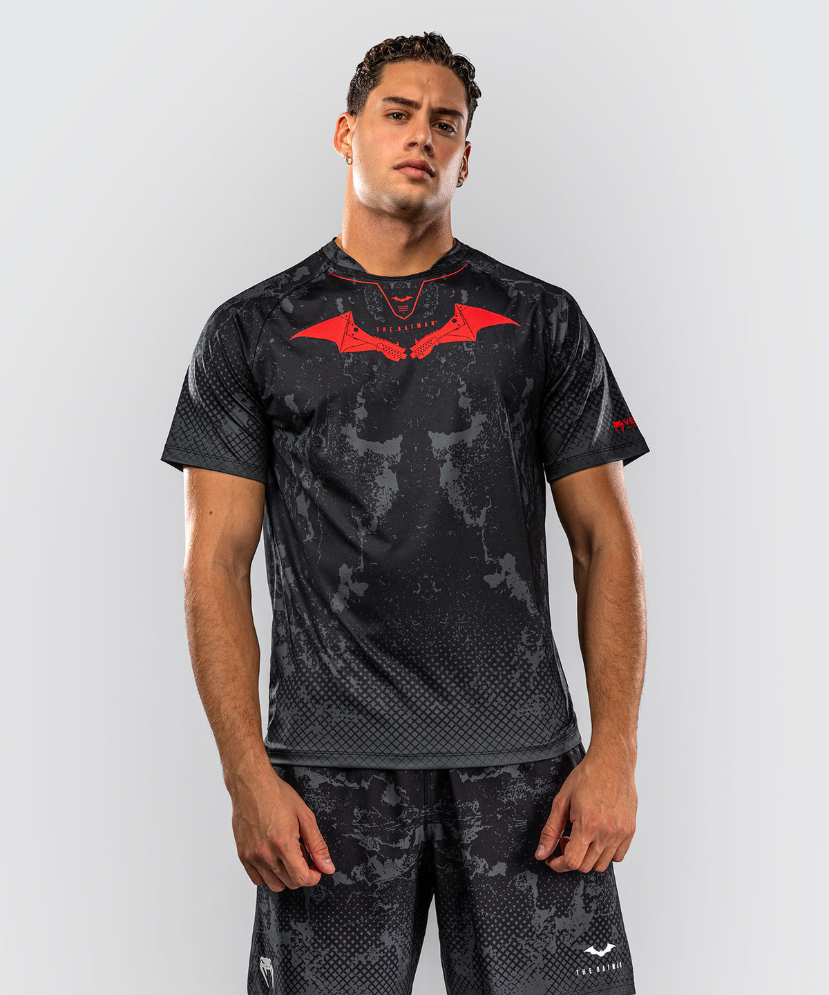 Venum x Batman T-shirt Dry-Tech - Nero/Grigio/Rosso