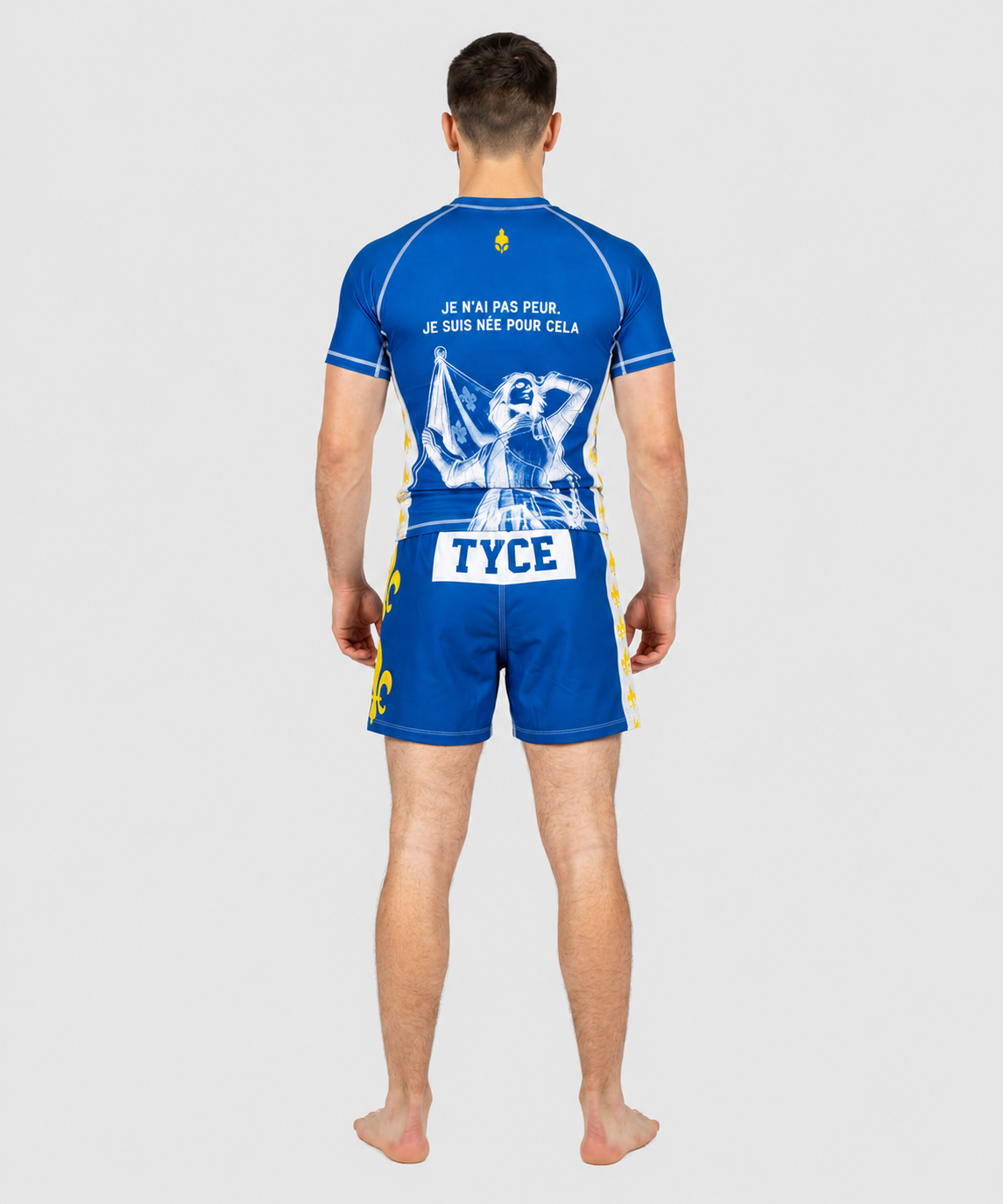 TYCE CULTURE OF WAR Joan of Arc Grappling Rashguard - Blue