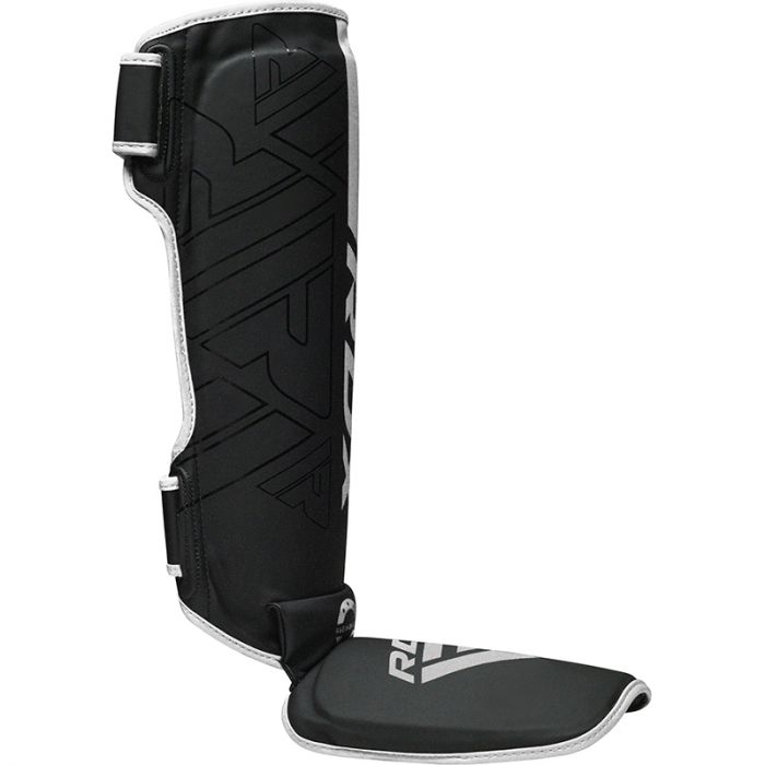 RDX F6 Kara Shin Guards - Black/White