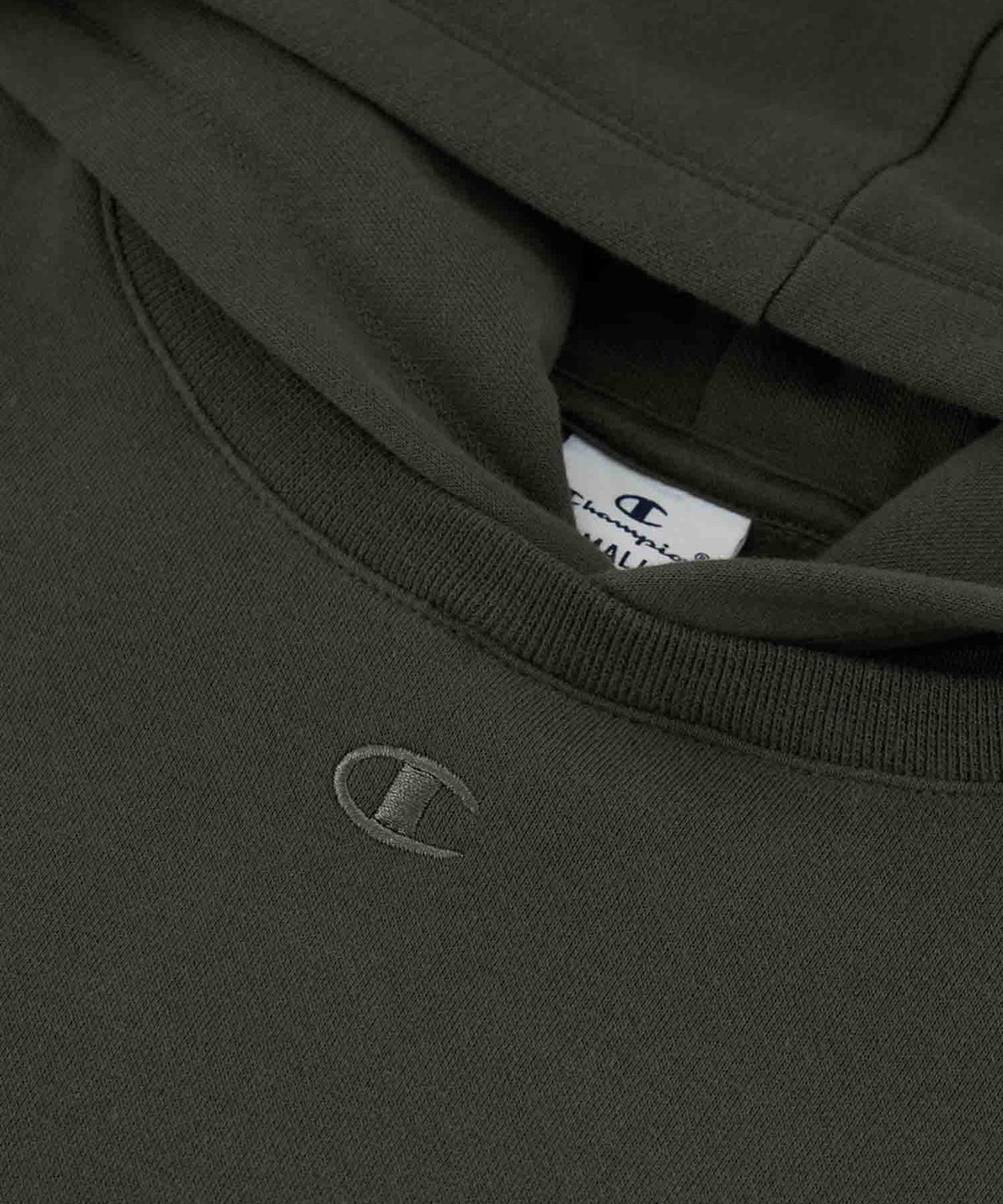 Sweat À Capuche Champion Femme Hooded - Kaki