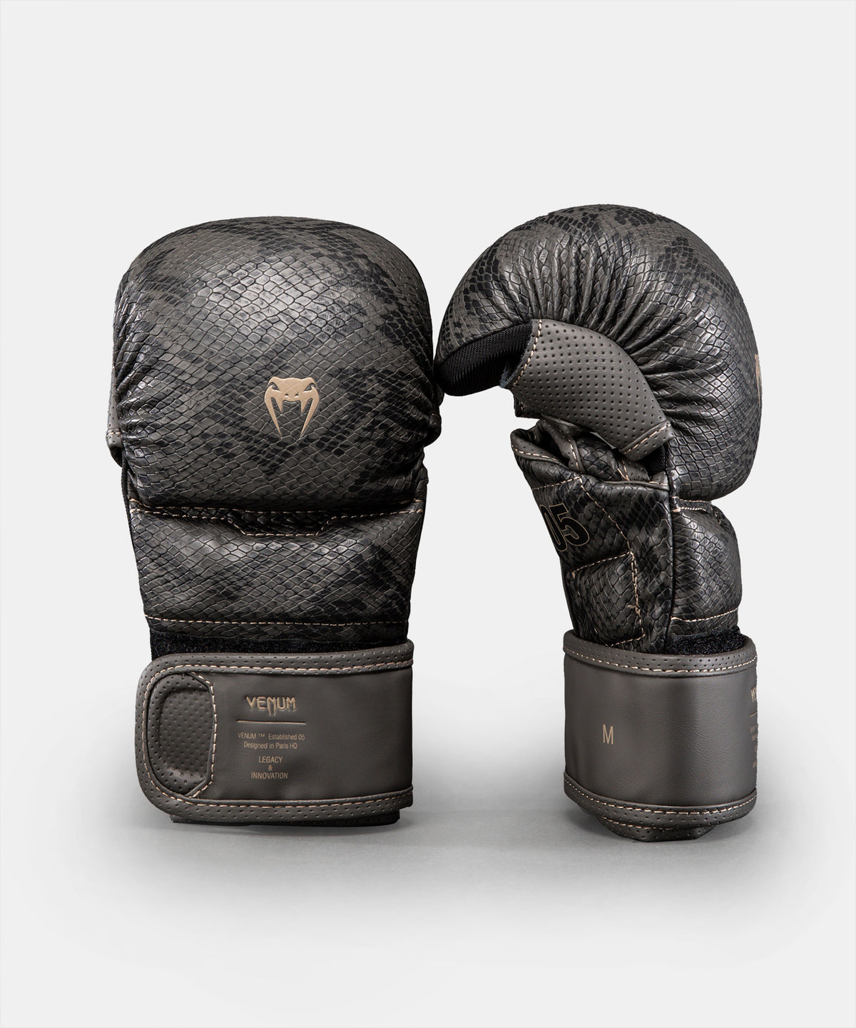 Venum Impact Evo Scales MMA-Sparringhandschuhe - Dunkelgrau