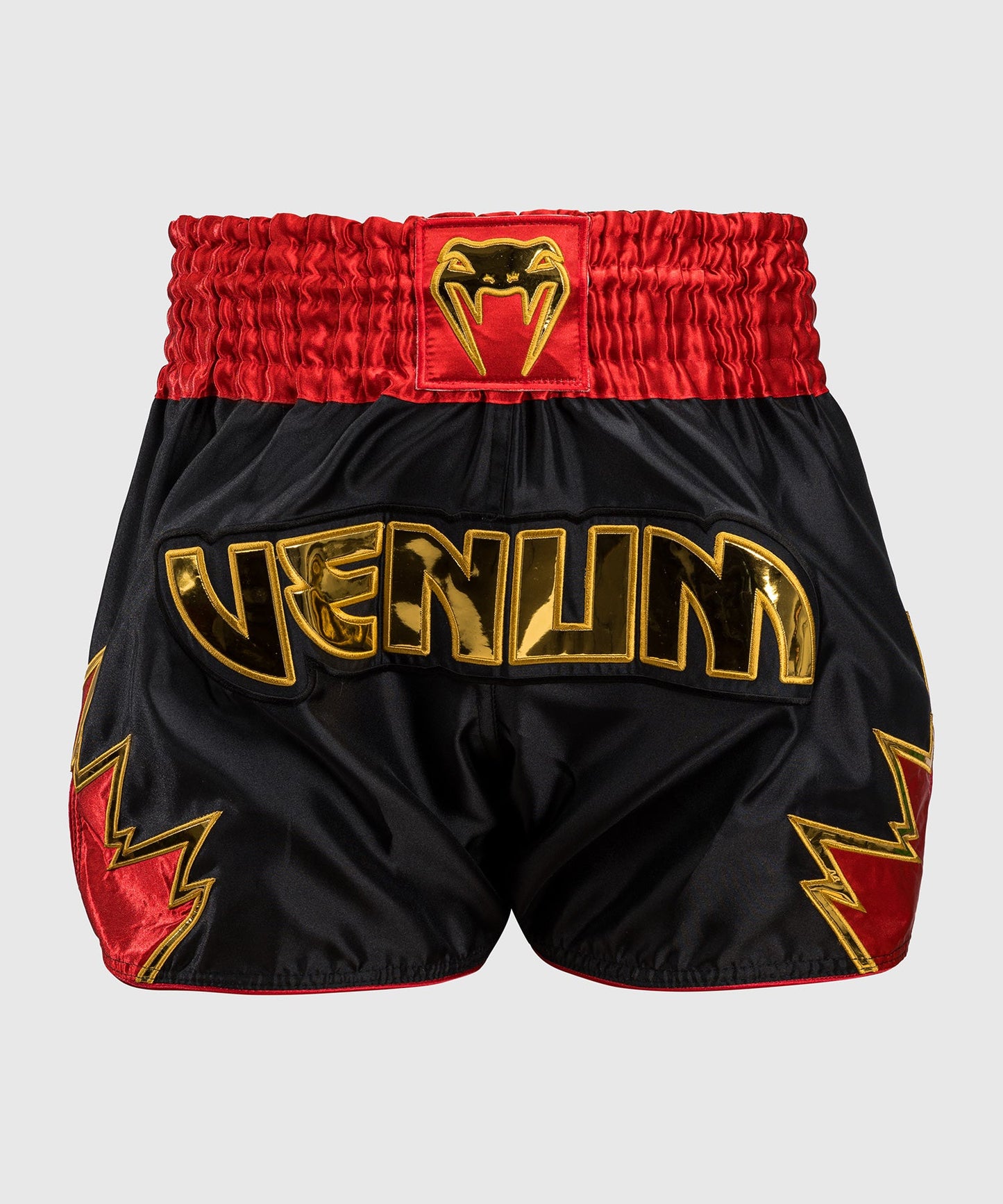 Shorts de Muay Thai Venum Inferno - Noir/Or/Rouge