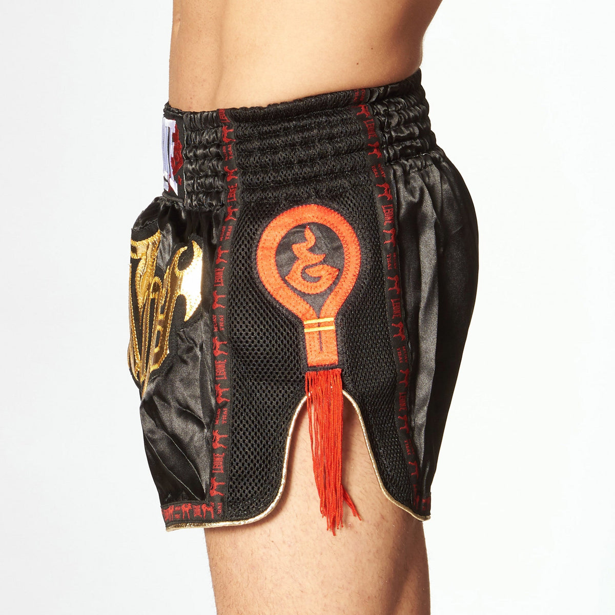 Leone Bangkok Pantalones de Muay Thai - Negro