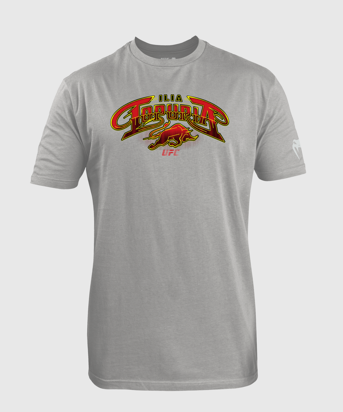 UFC Unrivaled by Venum Ilia Topuria Herren T-Shirt - Heather Grey