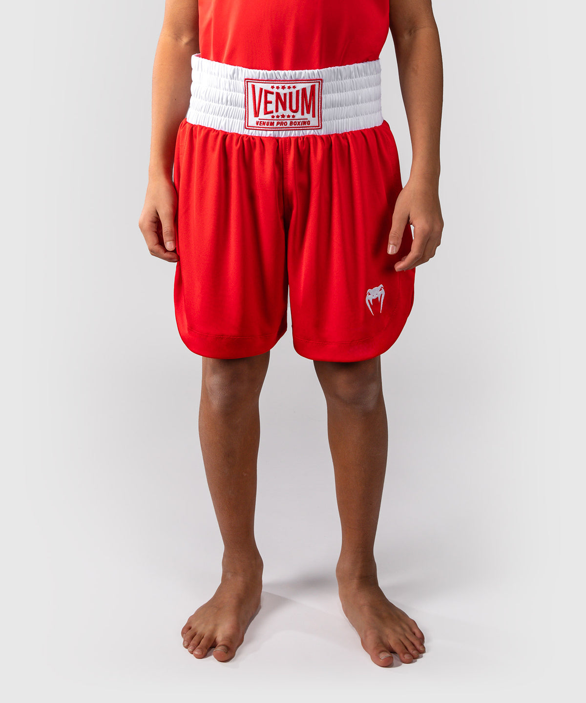 Venum Classic Short de Boxeo Para Niños – Rojo Fuego
