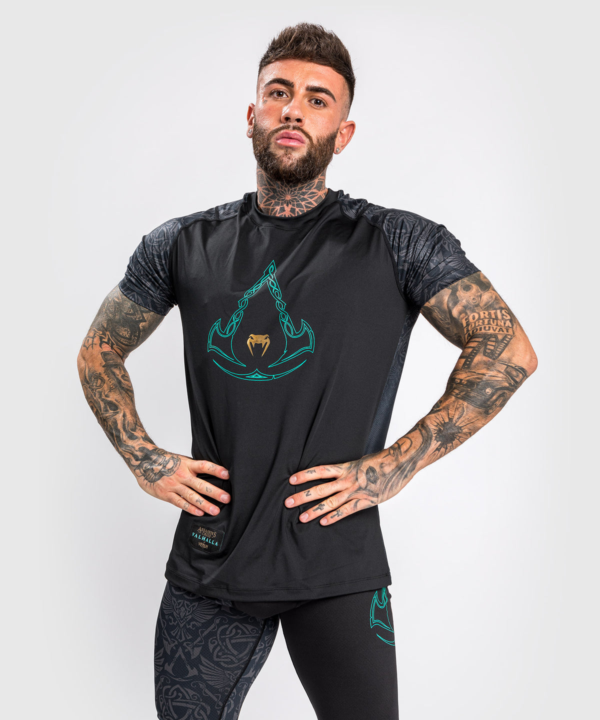 T-shirt dry tech Venum Assassin's Creed Reloaded - Noir