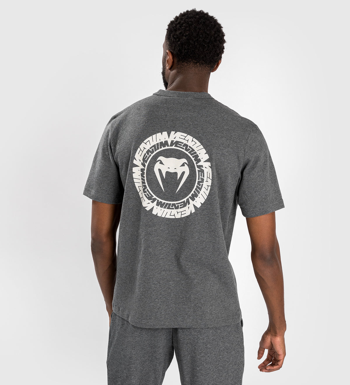 T-Shirt pour Hommes Venum Vortex XL - Gris Foncé Chiné