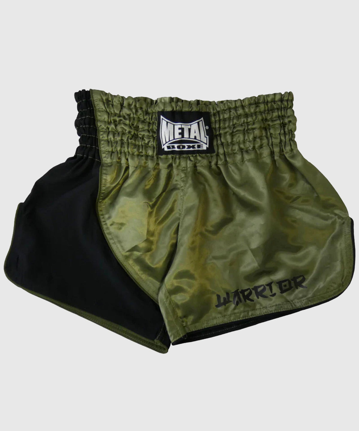 Short de MMA Metal Boxe Kick Metal Warrior - Noir/Kaki
