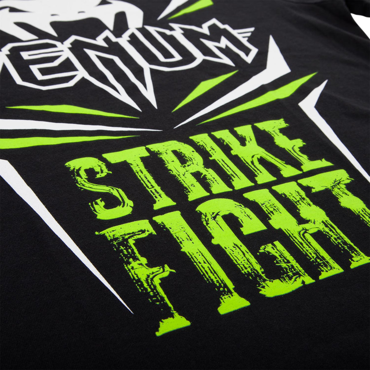 T-shirt Venum Strike Fight - Nero/Neo Verde