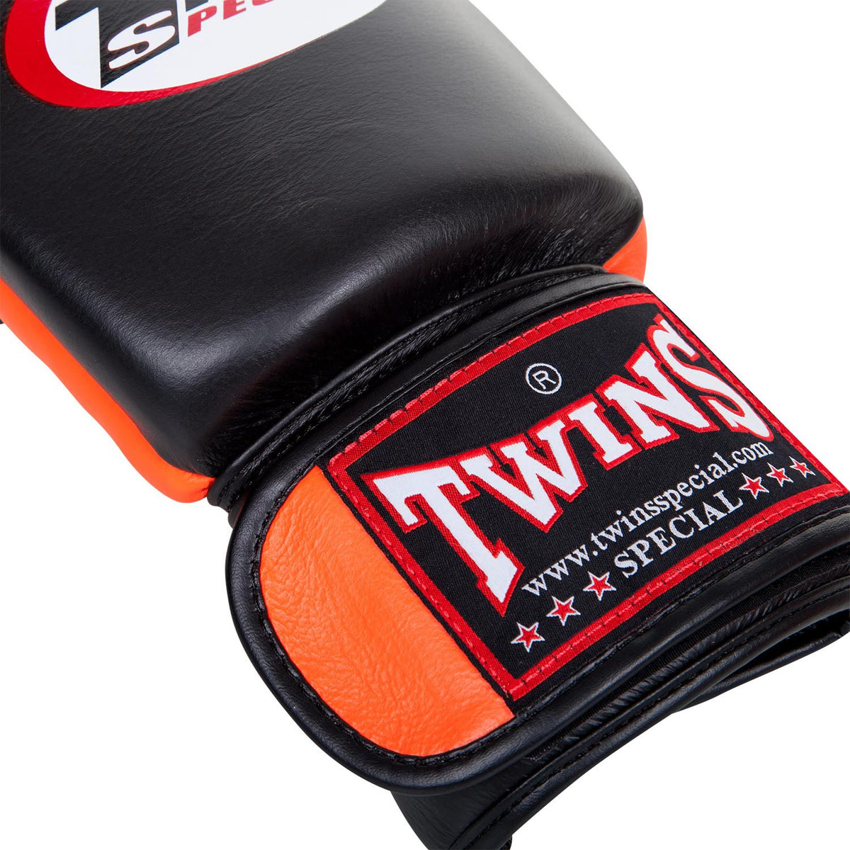 Twins 2 Tone Boxhandschuhe - Schwarz/Orange