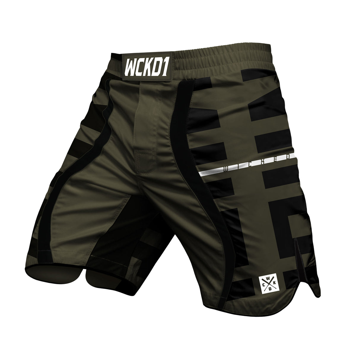 Wicked OneEager Klaz Fight Shorts - Khaki