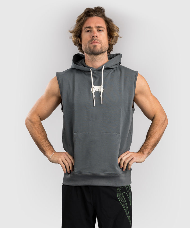 Venum Sparring Felpa senza maniche con cappuccio - Grigio Tempesta